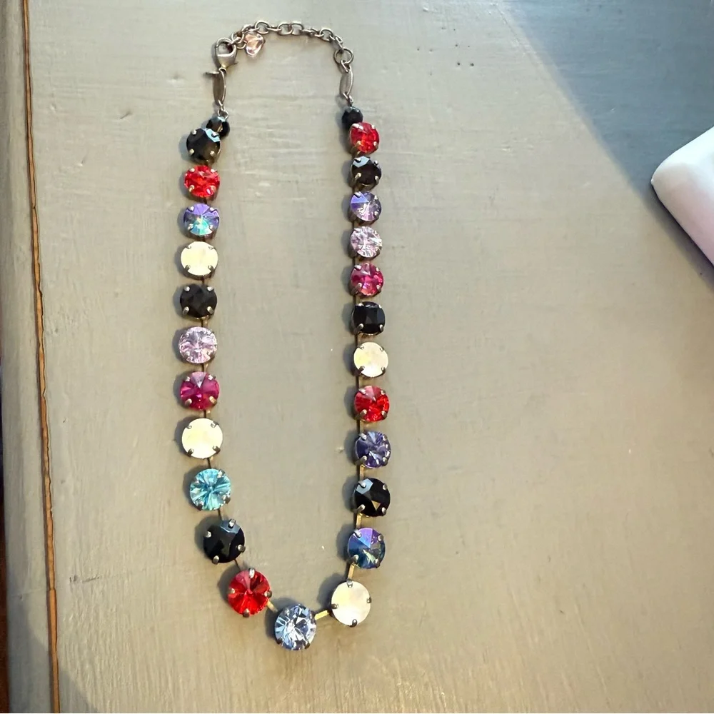 Sabika Crystal Winter 2016 Tennis Style Necklace - Picture 5 of 9